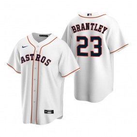Houston Astros Michael Brantley Nike White Replica Home Jersey