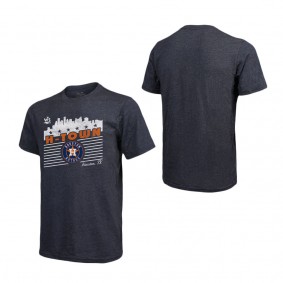 Men's Houston Astros Navy 2022 World Series Local Lines Tri-Blend T-Shirt