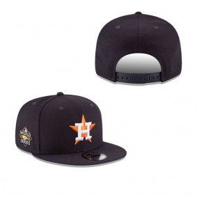 Men's Houston Astros Navy 2022 World Series Side Patch 9FIFTY Snapback Adjustable Hat