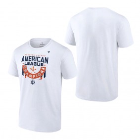 Men's Houston Astros White 2022 American League Champions Locker Room Big & Tall T-Shirt