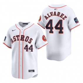 Men's Houston Astros Yordan Alvarez White 2024 MLB World Tour Mexico City Series Home Limited Player Jersey