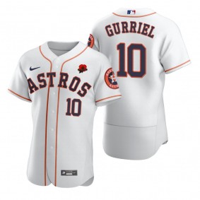 Houston Astros Yuli Gurriel Authentic White 2021 Memorial Day Jersey