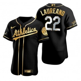 Oakland Athletics Ramon Laureano Nike Black Golden Edition Authentic Jersey