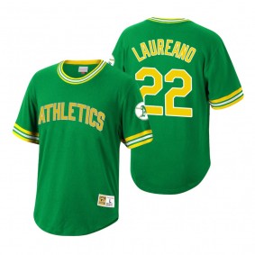 Oakland Athletics Ramon Laureano Mitchell & Ness Kelly Green Cooperstown Collection Wild Pitch Jersey T-Shirt