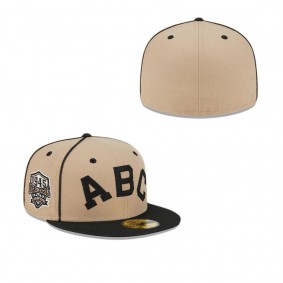 Atlanta Black Crackers Two Tone 59FIFTY Fitted Hat