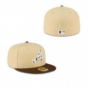 Atlanta Braves Blond 59FIFTY Fitted Hat