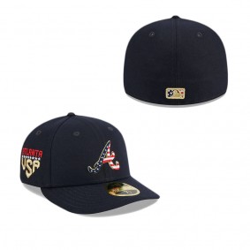Atlanta Braves Independence Day 2023 Low Profile 59FIFTY Fitted Hat