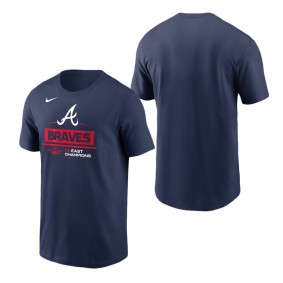 Men's Atlanta Braves Navy 2022 NL East Division Champions T-Shirt
