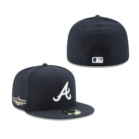Men's Atlanta Braves Navy 2022 Postseason 59FIFTY Fitted Hat