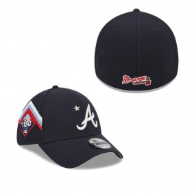 Men's Atlanta Braves Navy 2023 MLB All-Star Game Workout 39THIRTY Flex Fit Hat