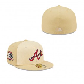 Atlanta Braves Raffia Front 59FIFTY Fitted Hat