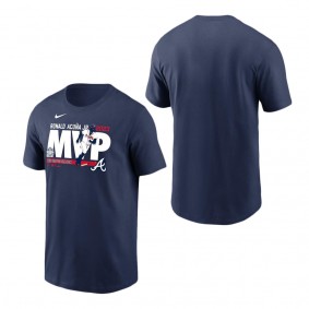 Men's Atlanta Braves Ronald Acuna Jr. Nike Navy 2023 NL MVP T-Shirt