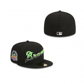 Atlanta Braves Slime Drip 59FIFTY Fitted Hat
