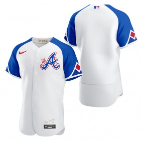 Atlanta Braves White City Connect Authentic Jersey
