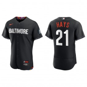 Austin Hays Baltimore Orioles Nike Black 2023 City Connect Authentic Jersey