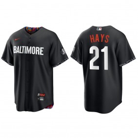 Austin Hays Baltimore Orioles Nike Black 2023 City Connect Replica Jersey