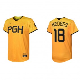 Austin Hedges Youth Pittsburgh Pirates Gold 2023 City Connect Jersey