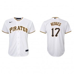 Austin Hedges Youth Pittsburgh Pirates Nike White Home Replica Jersey
