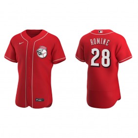Reds Austin Romine Scarlet Authentic Jersey