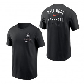 Men's Baltimore Orioles Nike Black 2023 City Connect Double T-Shirt