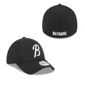 Men's Baltimore Orioles Black 2023 City Connect 39THIRTY Flex Fit Hat