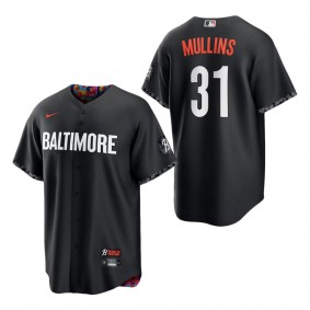 Men's Baltimore Orioles Cedric Mullins Nike Black 2023 City Connect Replica Player Jersey