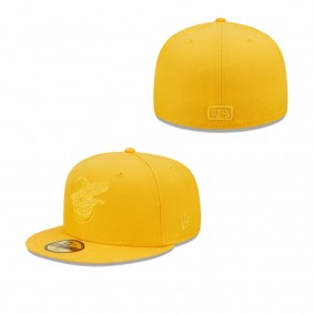 Men's Baltimore Orioles Gold Tonal 59FIFTY Fitted Hat