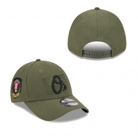 Men's Baltimore Orioles Green 2023 Armed Forces Day 9FORTY Adjustable Hat