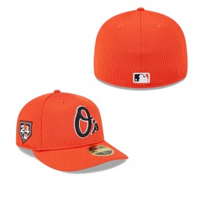 Men's Baltimore Orioles Orange 2024 Spring Training Low Profile 59FIFTY Fitted Hat