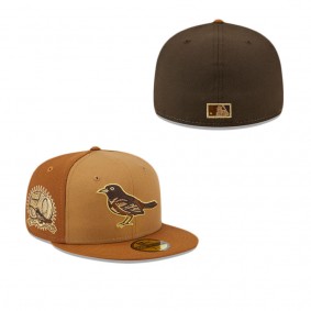 Baltimore Orioles Tri-Tone Brown 59FIFTY Fitted Hat