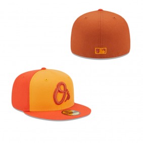 Baltimore Orioles Tri-Tone Team 59FIFTY Fitted Hat