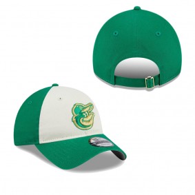 Men's Baltimore Orioles White Green 2024 St. Patrick's Day 9TWENTY Adjustable Hat