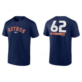 Blake Taylor Houston Astros Navy 2022 World Series T-Shirt