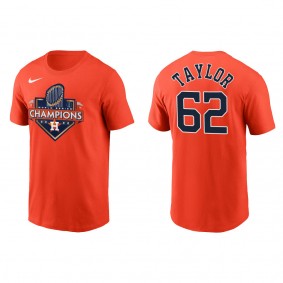 Blake Taylor Houston Astros Orange 2022 World Series Champions T-Shirt