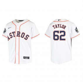 Blake Taylor Youth Houston Astros White 2022 World Series Home Replica Jersey