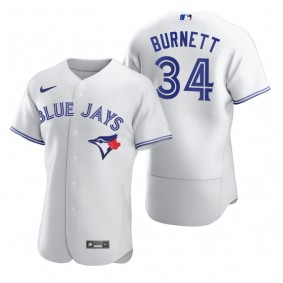 Toronto Blue Jays A.J. Burnett Nike White Retired Player Authentic Jersey