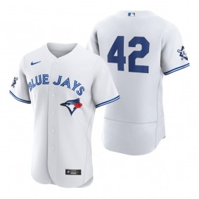Toronto Blue Jays Jackie Robinson White Authentic Jersey