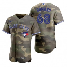 Toronto Blue Jays Jordan Romano Camo Authentic 2021 Armed Forces Day Jersey