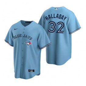 Men's Toronto Blue Jays Roy Halladay Nike Powder Blue 2020 Replica Alternate Jersey