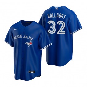 Toronto Blue Jays Roy Halladay Nike Royal Replica Alternate Jersey