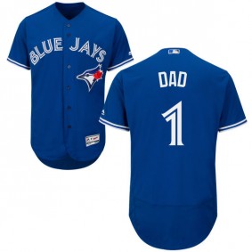 Male Toronto Blue Jays Royal Father's Day Gift Jersey