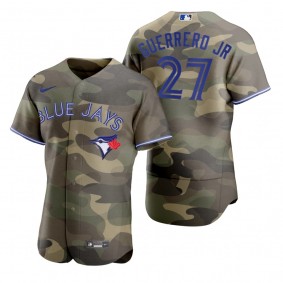 Toronto Blue Jays Vladimir Guerrero Jr. Camo Authentic 2021 Armed Forces Day Jersey