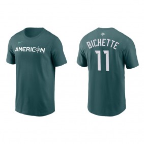 Bo Bichette American League Teal 2023 MLB All-Star Game Name & Number T-Shirt