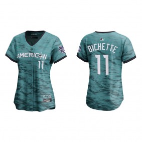Bo Bichette Women American League Teal 2023 MLB All-Star Game Limited Jersey