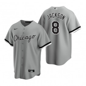Men's Chicago White Sox Bo Jackson Nike Gray Replica Jersey