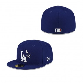 Born X Raised Los Angeles Dodgers Seagulls 59FIFTY Fitted Hat
