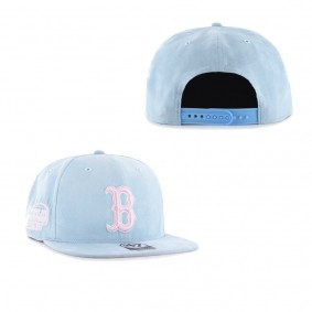 Men's Boston Red Sox '47 Light Blue Ultra Suede Captain Snapback Hat