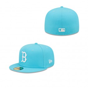 Men's Boston Red Sox Blue Vice Highlighter Logo 59FIFTY Fitted Hat