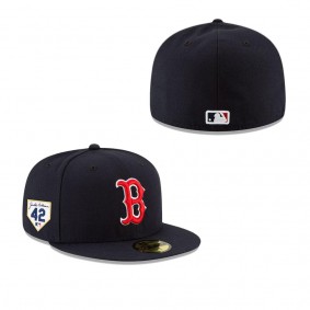 Men's Boston Red Sox Navy 2023 Jackie Robinson Day 59FIFTY Fitted Hat