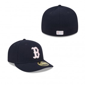 Men's Boston Red Sox Navy 2024 Mother's Day Low Profile 59FIFTY Fitted Hat